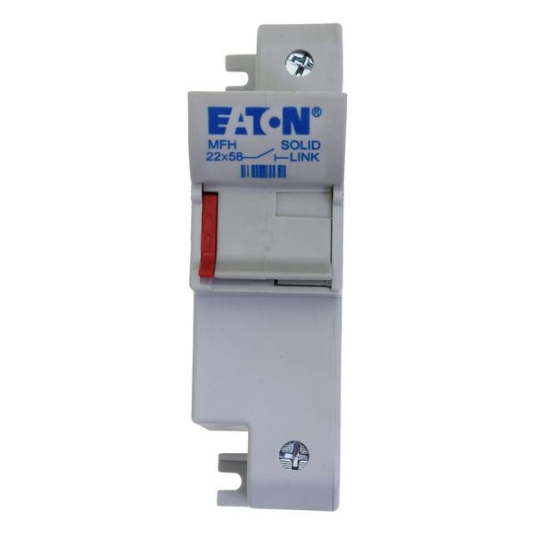 Fuse-holder, low voltage, 125 A, AC 690 V, 22 x 58 mm, Neutral, IEC image 13