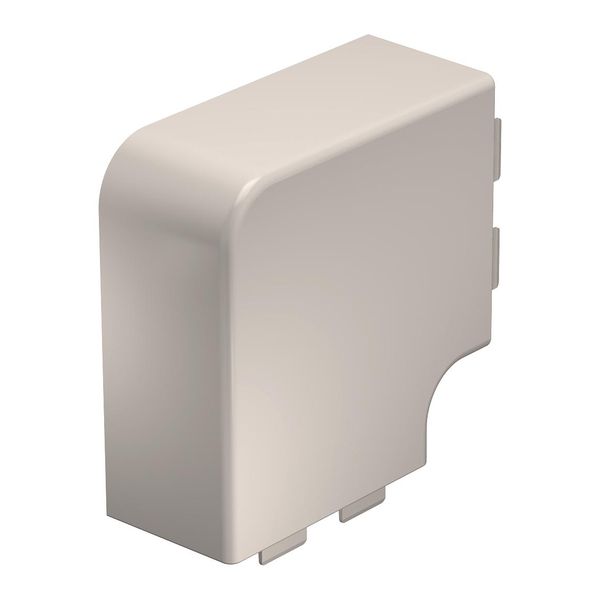 WDK HF60110CW  Flat corner cover, for WDK channel, 60x110mm, creamy white Polyvinyl chloride image 1