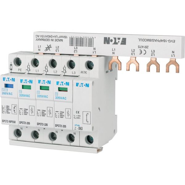 Plug-in surge arresters, 3-phase+N/BB, 280VAC, 20 kA image 6