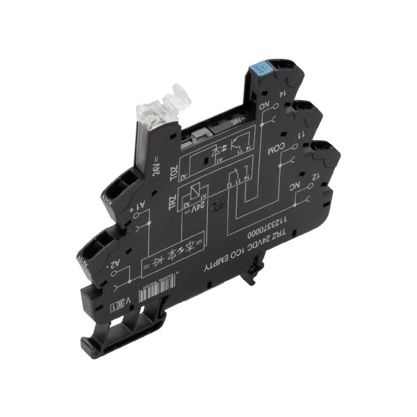 Relay socket, IP20, 24 V UC ±10 %, Rectifier, 1 CO contact , 10 A, Ten image 1