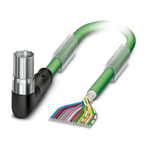 Cable plug in molded plastic image 1