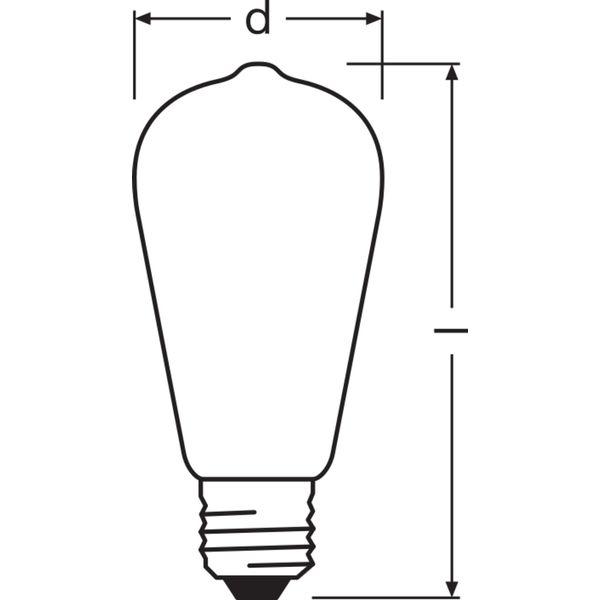 LED Retrofit CLASSIC ST 6.5W 827 Frosted E27 image 9