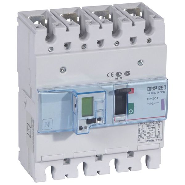 MCCB electronic release - DPX³ 250 - Icu 50 kA - 400 V~ - 4P - 100 A image 2