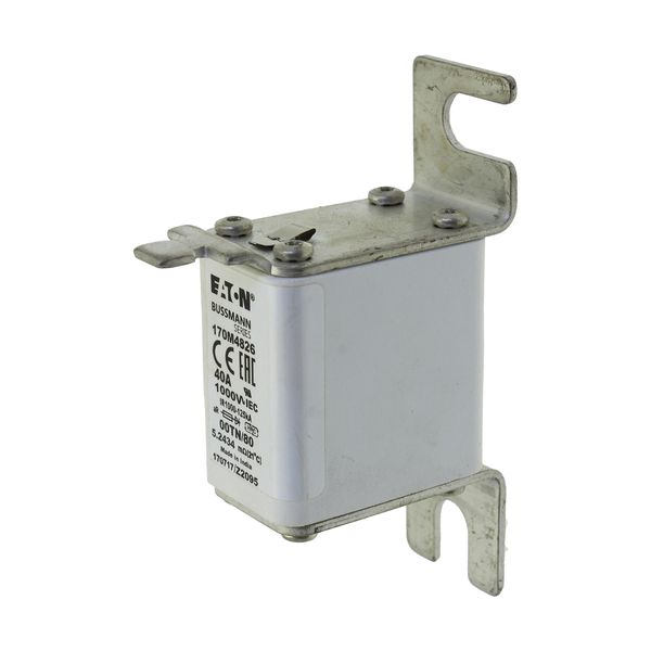 Fuse-link, high speed, 40 A, AC 1000 V, size 00, 30 x 47 x 98 mm, aR, DIN, IEC, type T indicator image 5