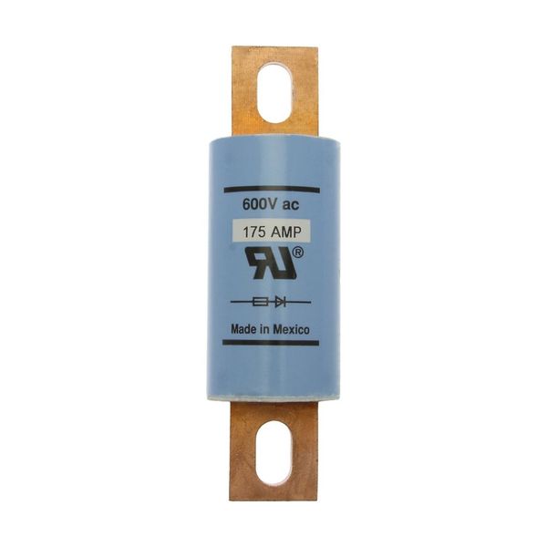 Eaton Bussmann series Tron KAC high speed fuse, 1A, 200 kAIC, Non Indicating, High speed fuse, Blade end X blade end, Stud image 13