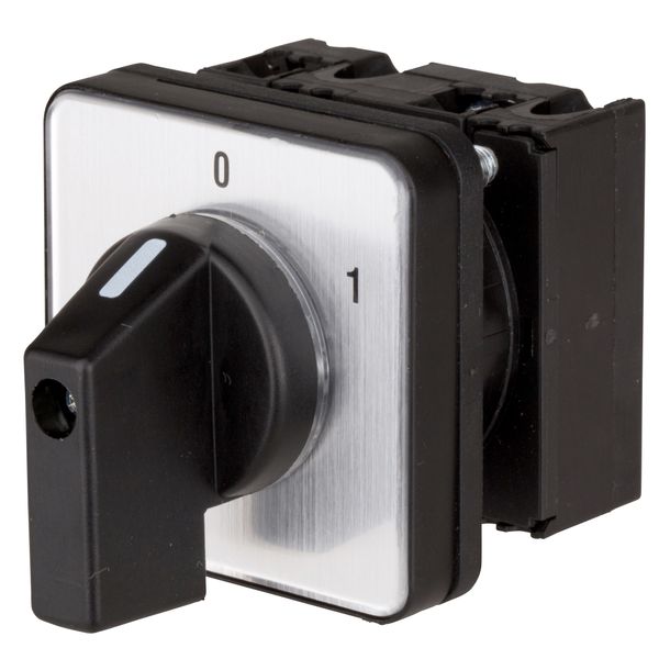 ON-OFF switch, 4 hole mounting, 1 pole, 20A, 0-1 image 3