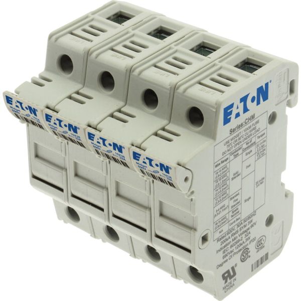 Fuse-holder, low voltage, 32 A, AC 690 V, 10 x 38 mm, 4P, UL, IEC, with indicator image 2