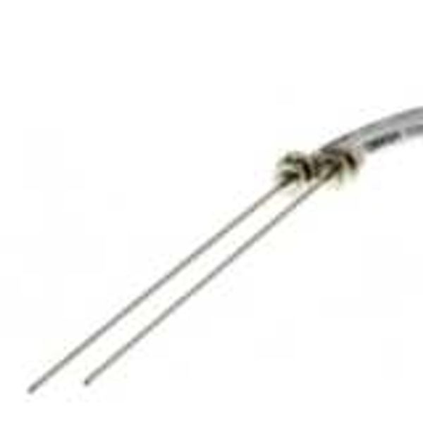 Fiber optic sensor head, through-beam, M4 cylindrical axial with sleev E32 1589H image 1