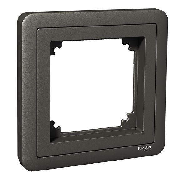 Exxact Combi 1-gang frame anthracite image 3