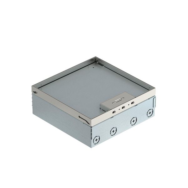 UDHOME9 2V UT V Floor box, complete two double VDE sockets image 1