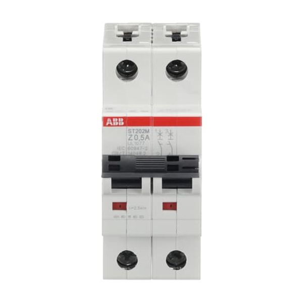 ST202M-Z0.5 Miniature Circuit Breaker - 2P - Z - 0.5 A image 1