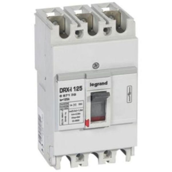 DRX-I 125 trip-free switch for on-load circuit breaking and isolation of low voltage electrical circuits - 3P - 125 A image 1