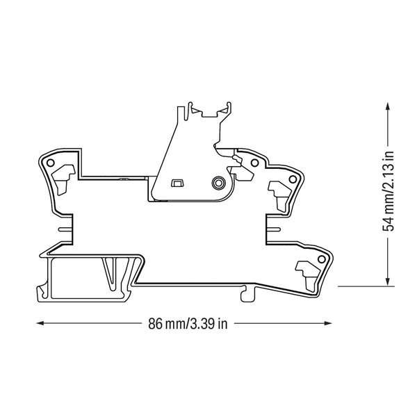 Relay module Nominal input voltage: 24 VDC 1 changeover contact gray image 7