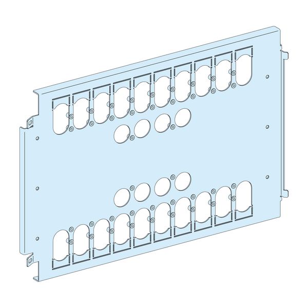 MOUNT.PLATE 2 NSX/CVS/INS FIXED/PLUGIN TOGGLE/ROT/MOT -3P/4P 630A VERTICAL W650 image 1