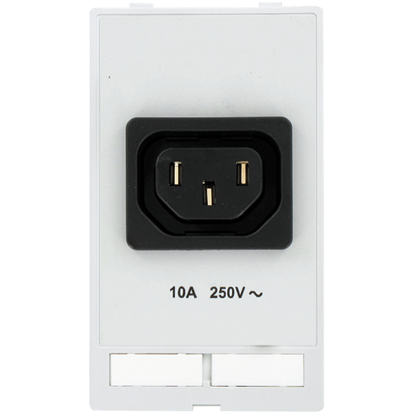 MODLINK MSDD SOCKET INSERT IEC 250VAC/10A acc. EN 60320-2-2/F image 1