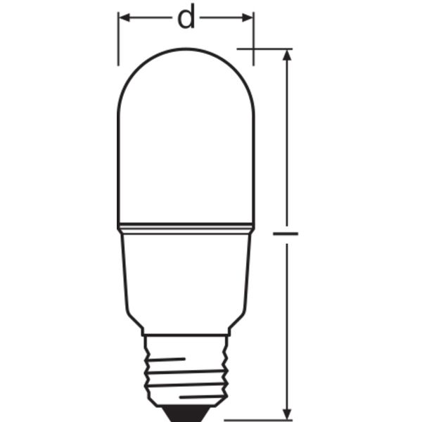 LED SUPERSTAR PLUS CLASSIC STICK 11W 927 Frosted E27 image 7