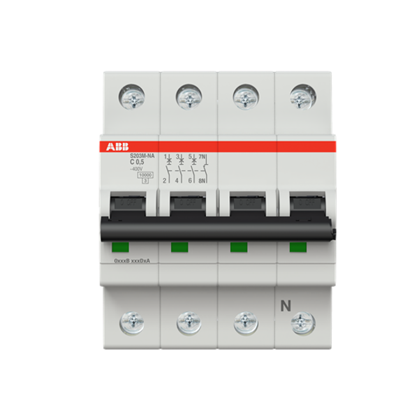 SU203M-C1 Miniature Circuit Breaker - 3P - C - 1 A image 6