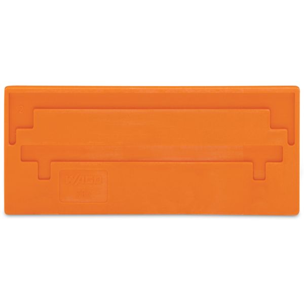 Separator plate 2 mm thick oversized orange image 2