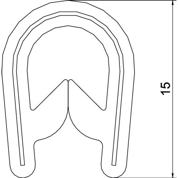 KSB 4 PVC GRW Edge protection strip for plates image 2