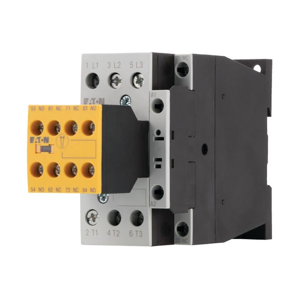 Safety contactor, 380 V 400 V: 11 kW, 2 N/O, 3 NC, 110 V 50 Hz, 120 V 60 Hz, AC operation, Screw terminals, with mirror contact. image 5