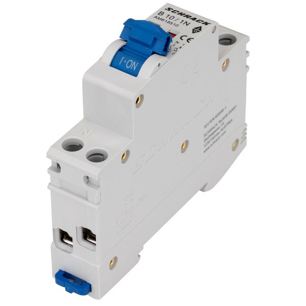 Miniature Circuit Breaker (MCB) AMPARO 6kA, B 10A, 1+N, 1MW image 4