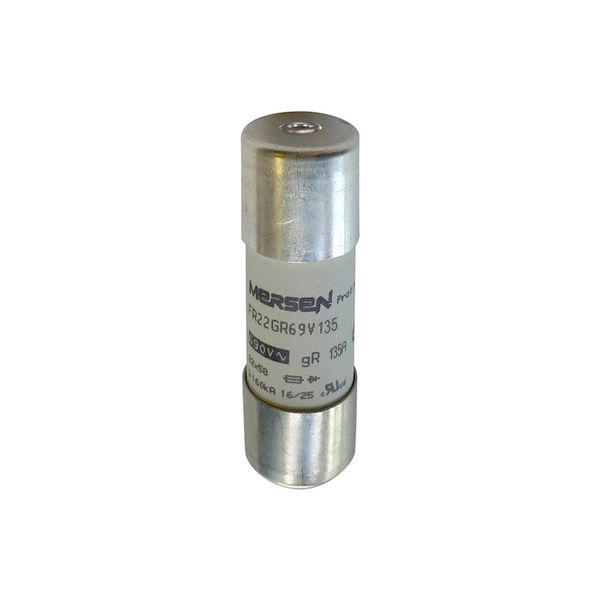 High-Speed Cylindrical Fuse 22x58 gR 690VAC 135A - Striker image 1