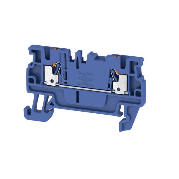 Feed-through terminal block, PUSH IN, 1.5 mm², 500 V, 17.5 A, Number o image 1