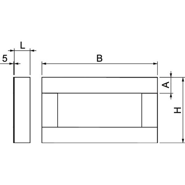 BSKD09-E1021 End piece for BSKD09-K1021 105x210 image 2