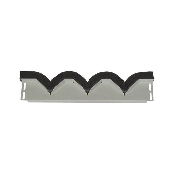 Bottom/Top coverstrip 105mm long, 75mm blind + 30mm jagged foam gasket, IP20, for 850mm Sectionwidth image 4