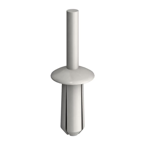 2252 6.5  Expansion rivet, O 6.5, stone grey, Polyamide image 1