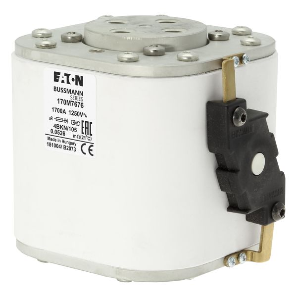 Fuse-link, high speed, 1700 A, AC 1250 V, size 4, 120 x 105 x 109 mm, aR, IEC, single indicator image 11