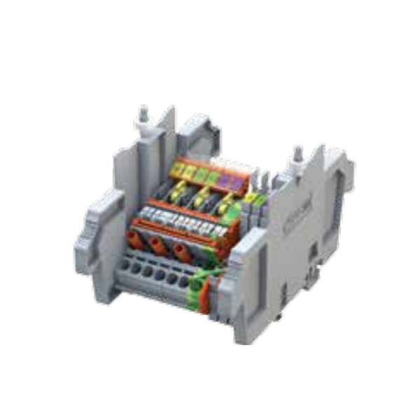 WAGO 11-track measuring strip with insulated measuring socket image 1