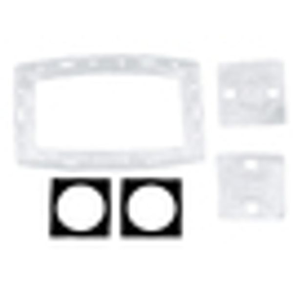 Gasket set 2-fold for switches and sockets, IP44 image 2