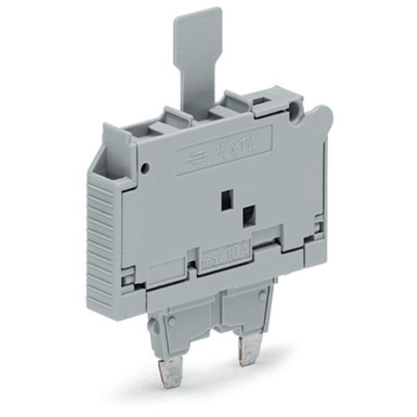 2006-931 Fuse plug; with pull-tab; for glass cartridge fuse ¼" x 1¼" image 3