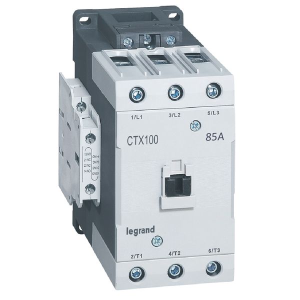 CTX CONTACTOR 3P 85A 2NO2NC 48V AC LUG SZ5 image 1