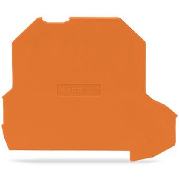 Separator plate oversized upper deck snap-fit type orange image 2