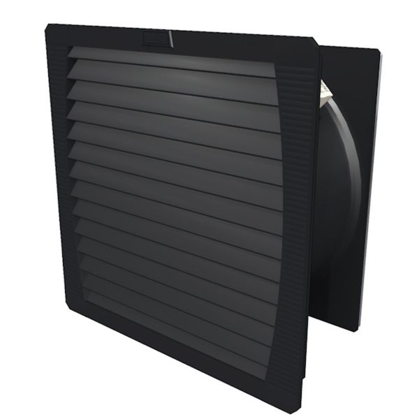 Filter fan (cabinet), IP54, black image 1