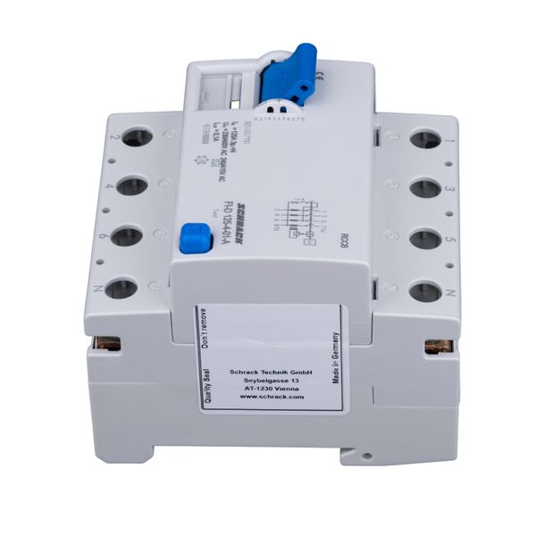 Residual current curcuit breaker 125A, 4-pole, 100mA, type A image 4