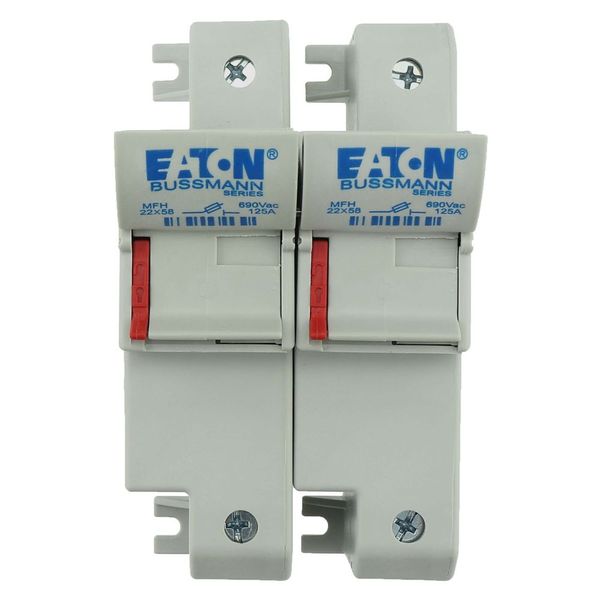 Fuse-holder, low voltage, 125 A, AC 690 V, 22 x 58 mm, 2P, IEC, UL image 31