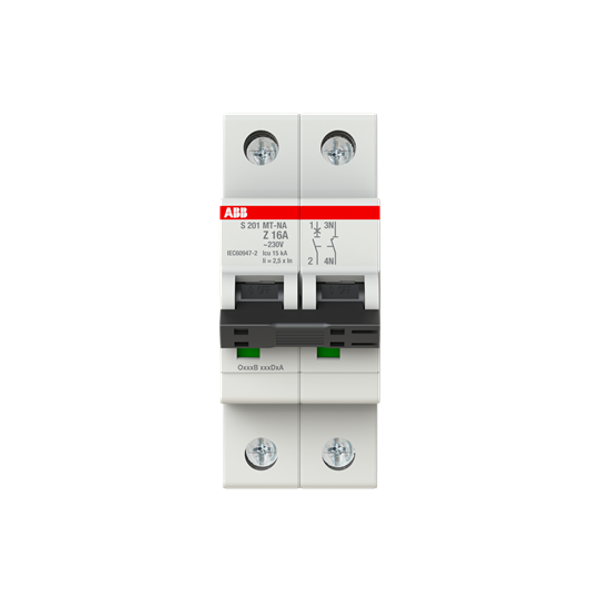S201MT-Z16NA Miniature Circuit Breakers MCBs - 1+NP - Z - 16 A image 6