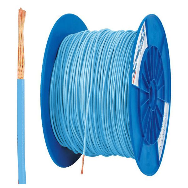 PVC Insulated Single Core Wire H05V-K 0.75mmý lightbl (coil) image 1