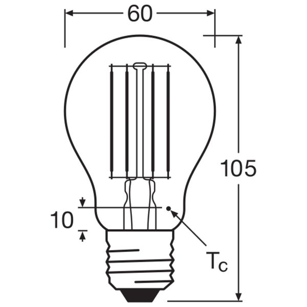 LED Retrofit CLASSIC A DIM 7.5W 827 Clear E27 image 13