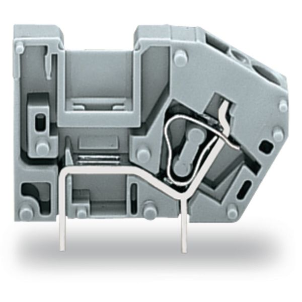 Stackable PCB terminal block with commoning option 2.5 mm² green-yello image 1