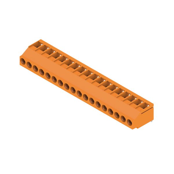 PCB terminal, 5.00 mm, Number of poles: 18, Conductor outlet direction image 2