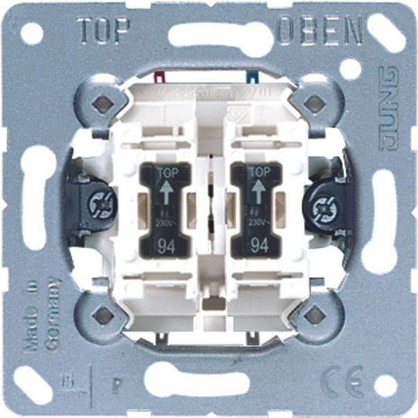 2-gang switch insert with indicator 505KOU5 image 2