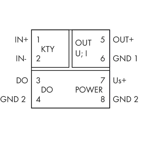 Temperature signal conditioner for KTY sensors Current and voltage out image 8