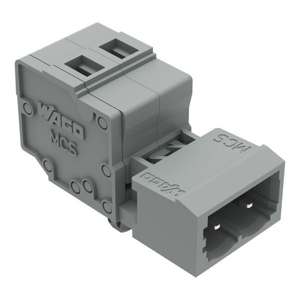 1-conductor male connector CAGE CLAMP® 2.5 mm² gray image 6