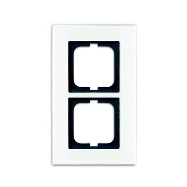 1722-811 Cover Frame carat® white glass image 2