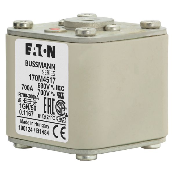 FUSE 700A 690V 1GN/50 AR UC image 5