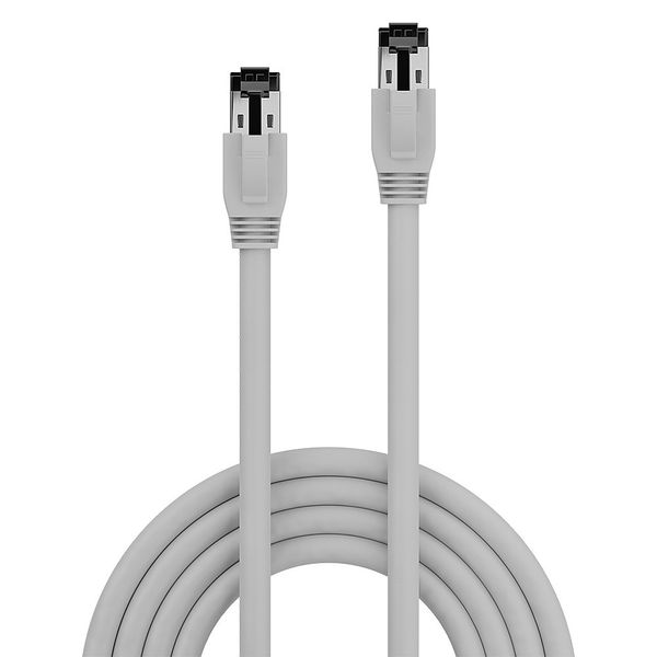 1m Cat.8.1 S/FTP LSZH Cable, Grey RJ45, M/M, 2000MHz, Copper, 26AWG image 2